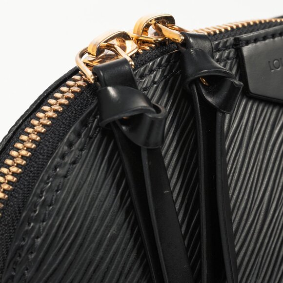 Louis Vuitton Alma Mini Noir Epi Chain-Strap Shoulder Bag - Picture 9 of 12